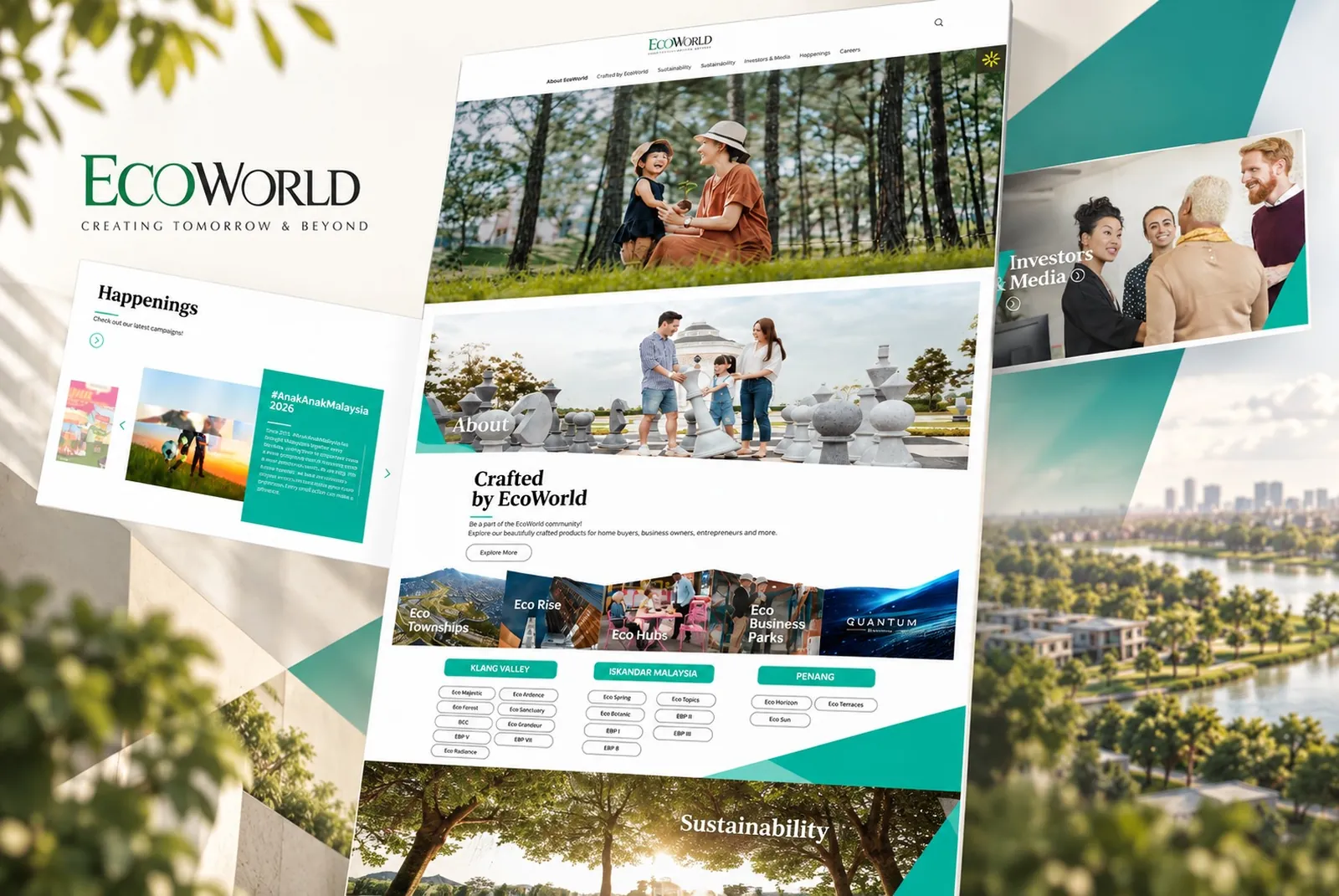EcoWorld website project by Brainiac Creation
